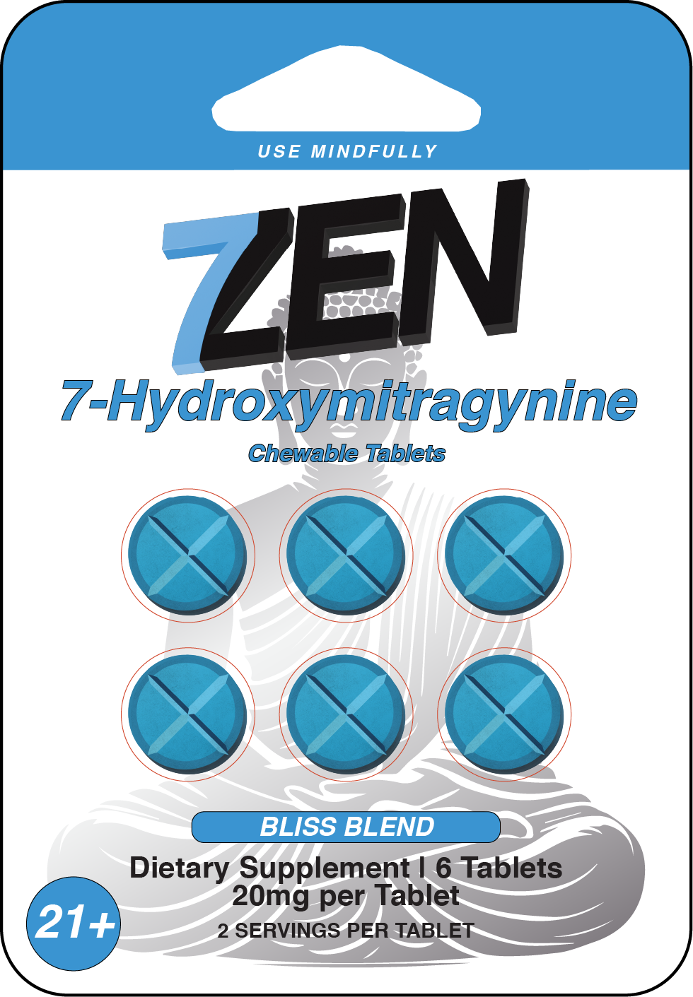 Bliss Blend 20 MG 6 Count Blister