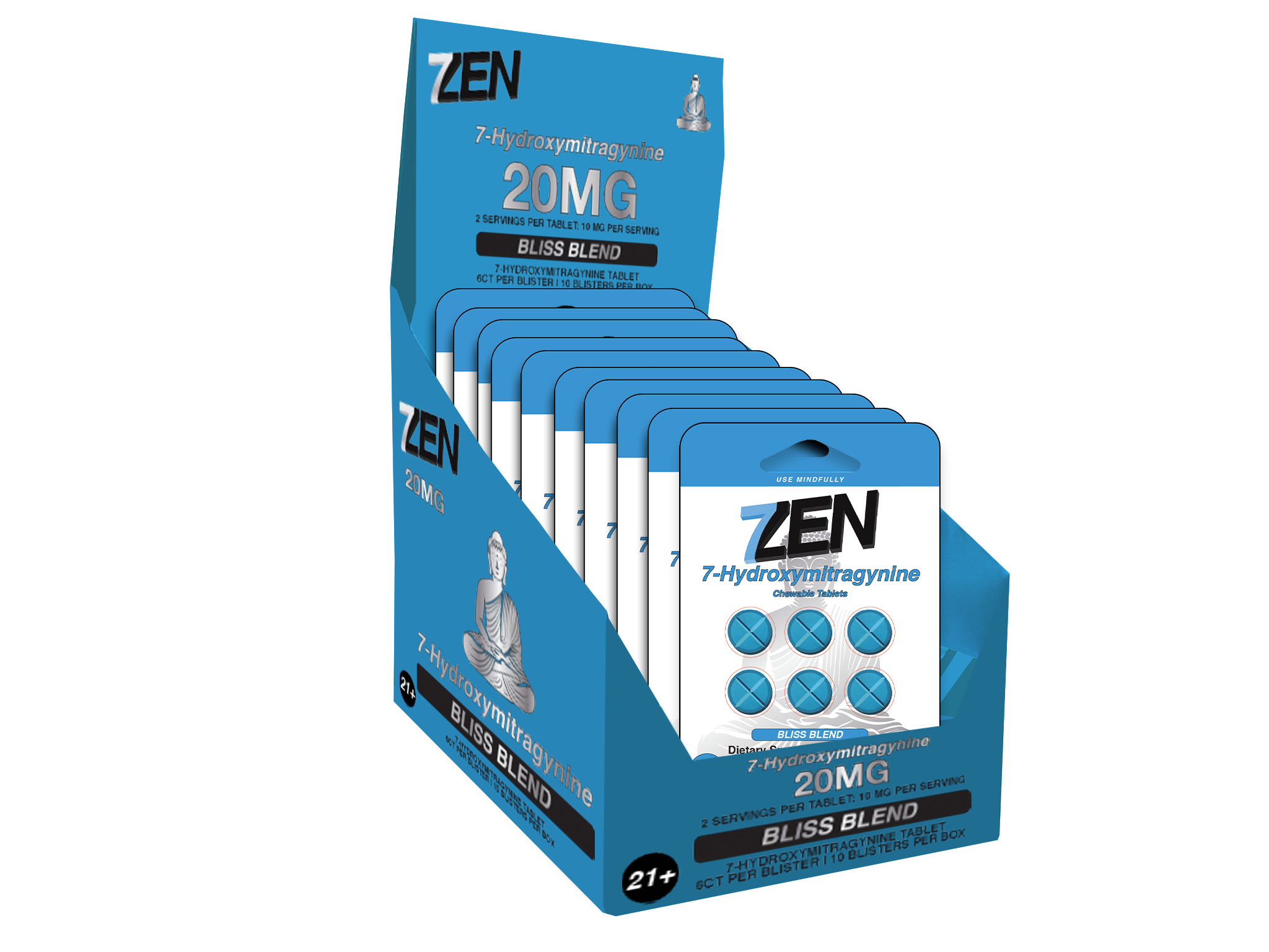 Bliss Blend 20 MG 6 Count Blister Display