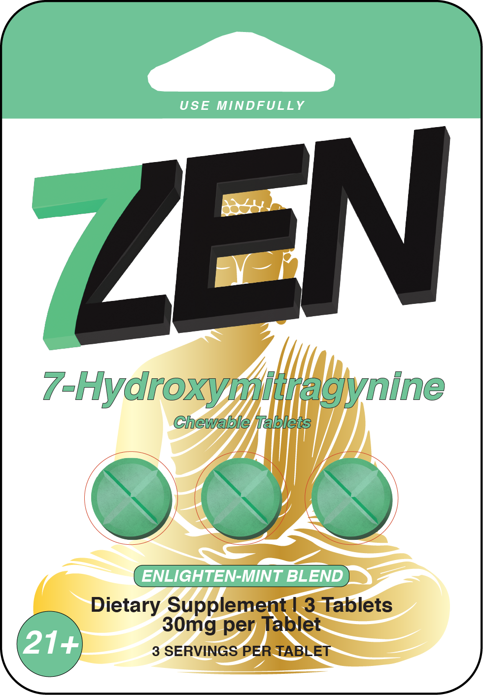 Enlighten-Mint Blend 30 MG 3 Count Blister