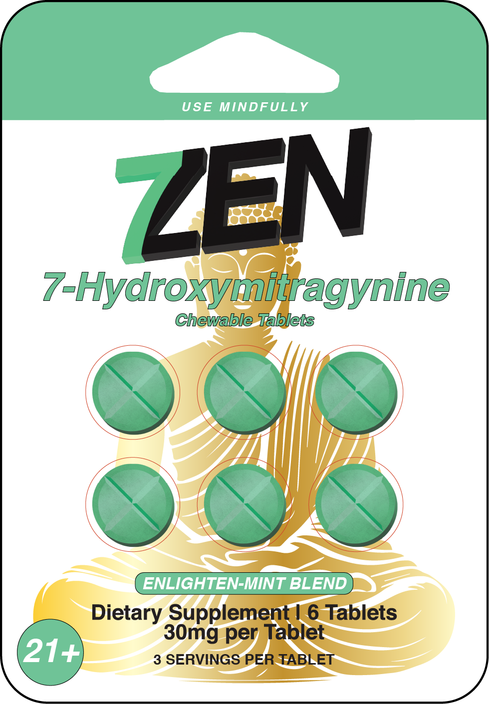 Enlighten-Mint Blend 30 MG 6 Count Blister
